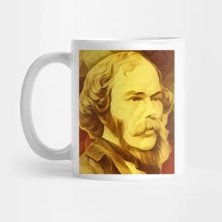 George Henry Lewes Golden Portrait | George Henry Lewes Artwork 9 Mug